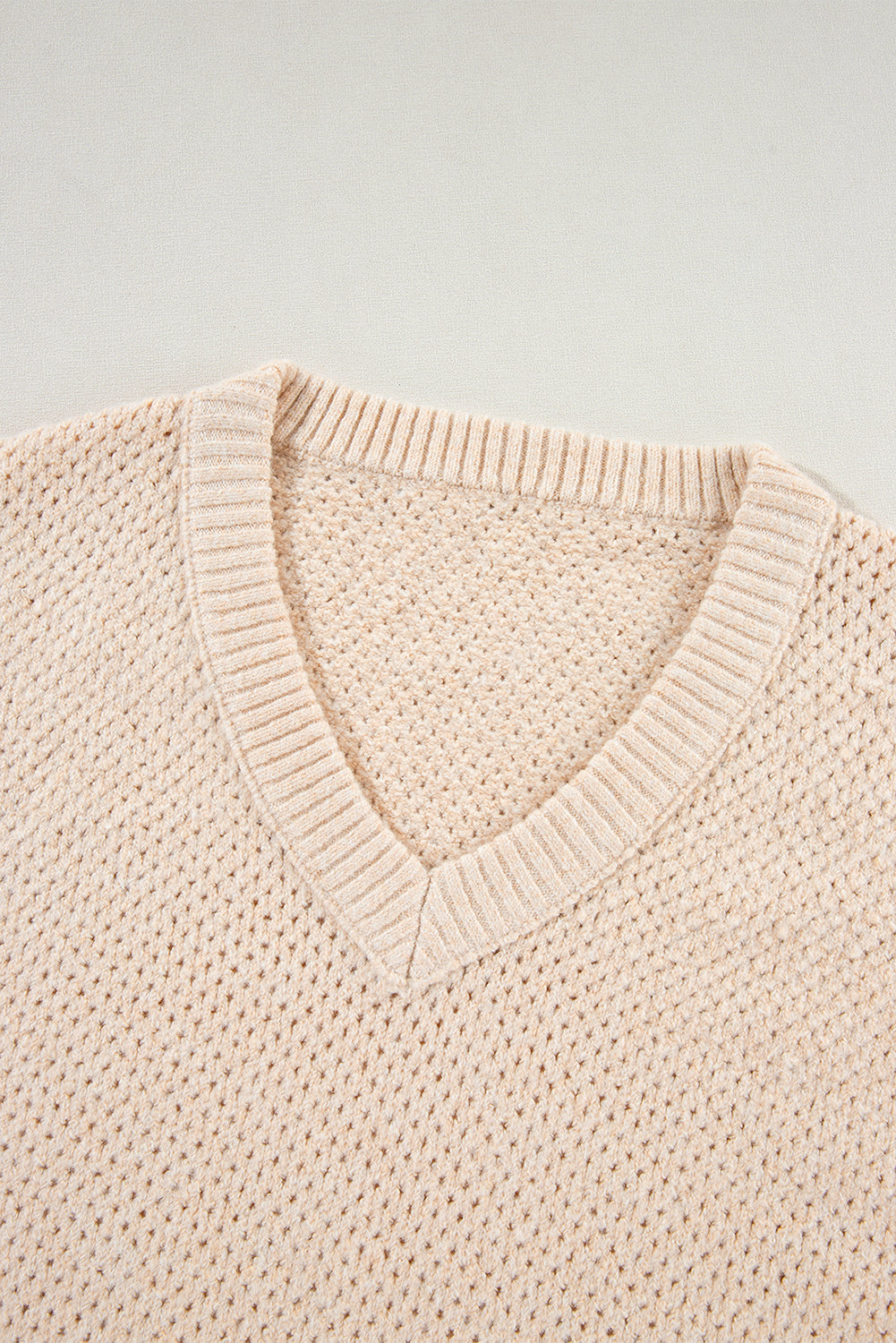 Oversized Hollowed Knit Sweater