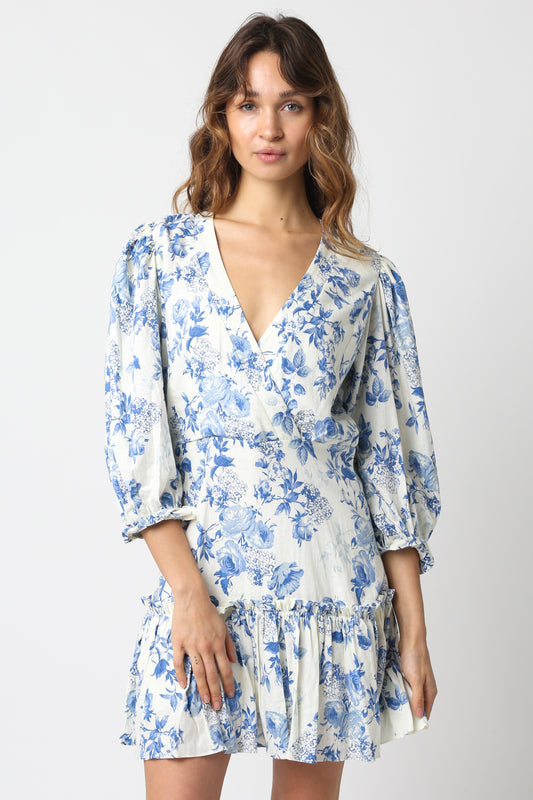 Blue Pattern Dress