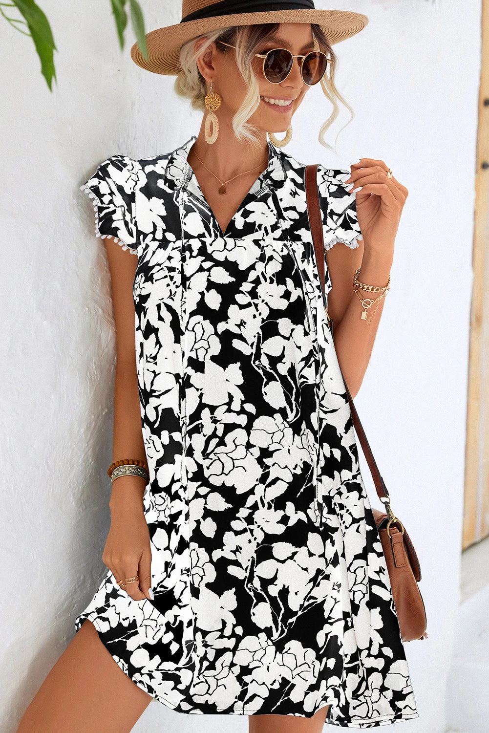 Black Floral Dress