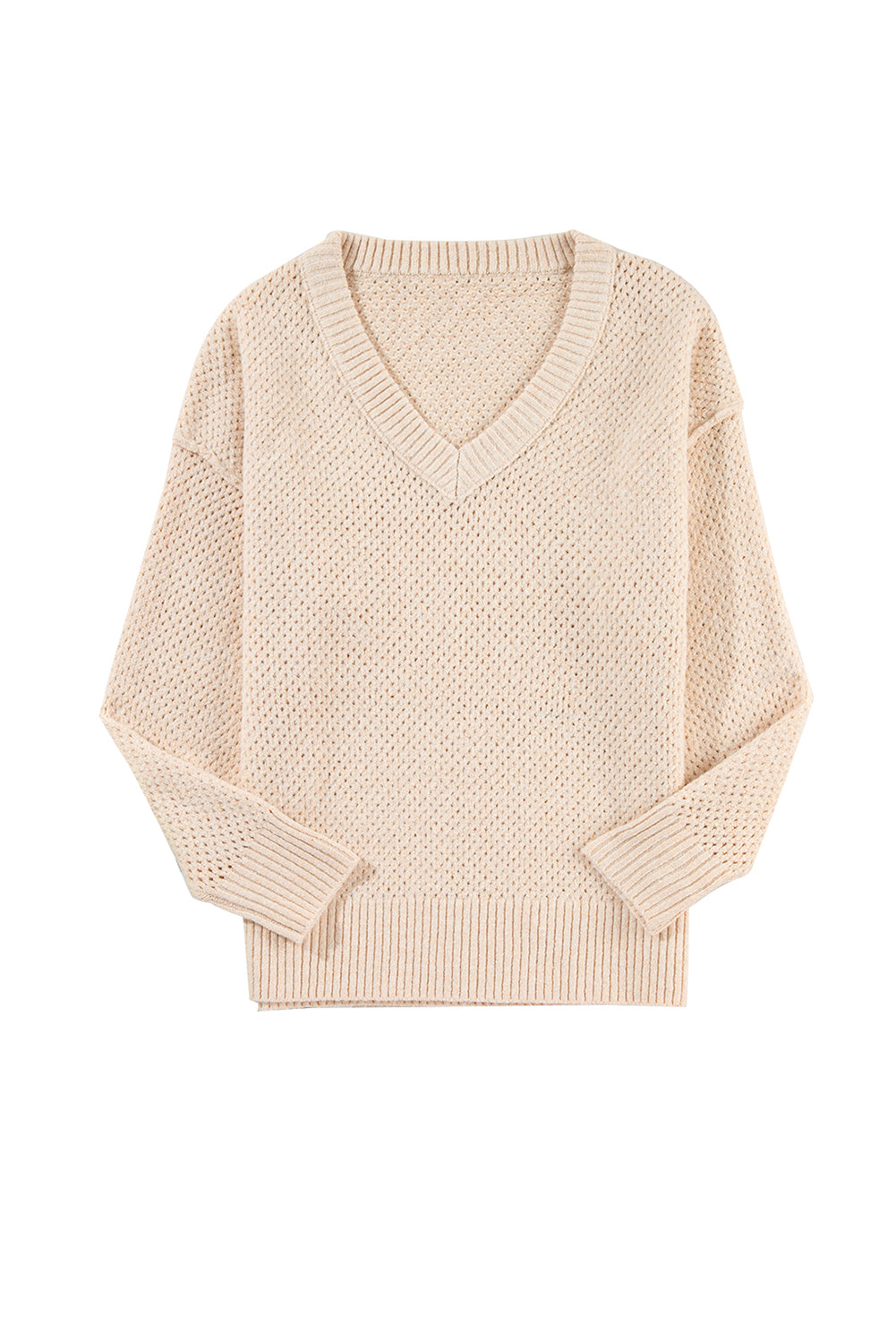 Oversized Hollowed Knit Sweater