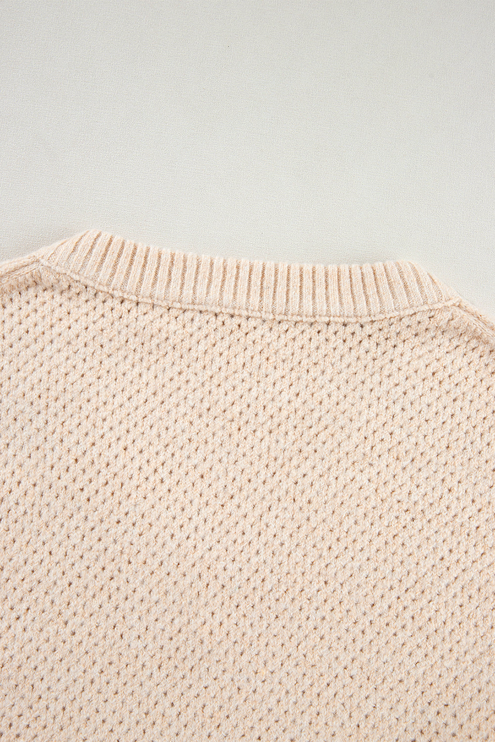 Oversized Hollowed Knit Sweater